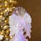 Glitzhome® 12" Acrylic Lighted Tabletop Angel Figurine